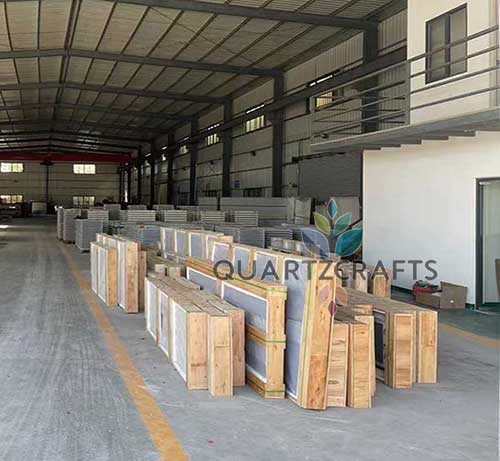 pre-shipment inspection of quartz stone slabs